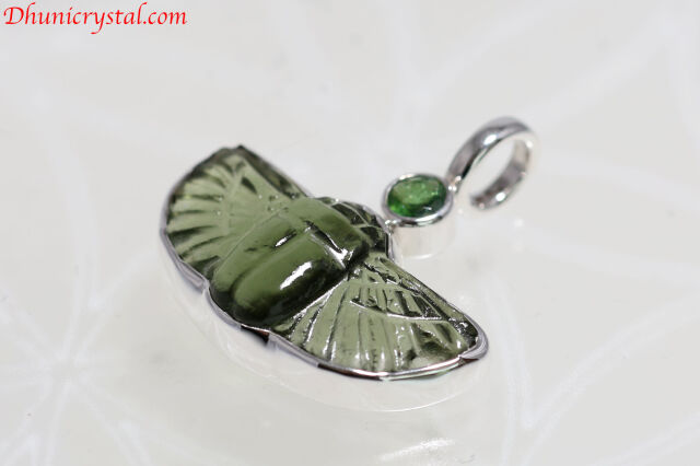 スターボーンペンダント【モルダバイト】(A509)