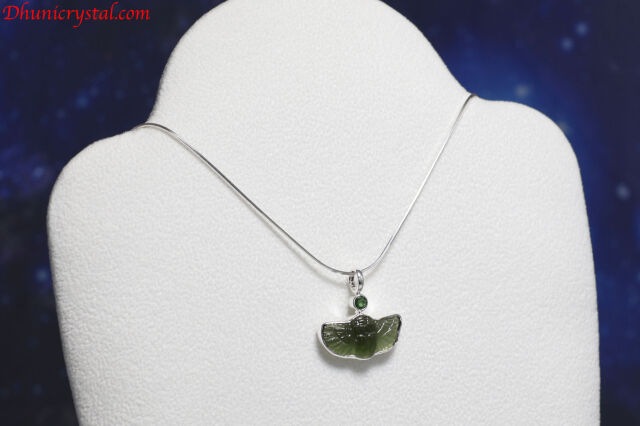 スターボーンペンダント【モルダバイト】(A509)