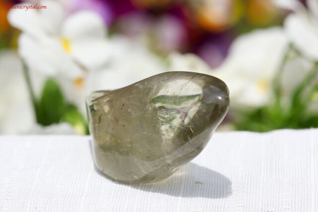 宝石質グリーンアメジスト5.6ct 希少！大粒でカットが秀逸】グリーンアメジスト 5.85ct | まるむ商会