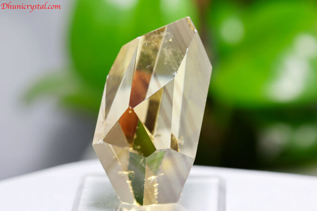 天然シトリン/スモーキーファントム(A687)