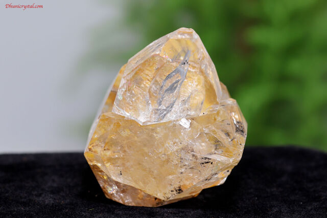 【1週間限定・特別価格】希少！ゴールデンハーキマーダイヤモンド原石 ゴールデン・ハーキマーダイヤモンド原石/虹入り(A815)