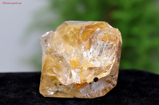 【1週間限定・特別価格】希少！ゴールデンハーキマーダイヤモンド原石 ゴールデン・ハーキマーダイヤモンド原石/虹入り(A817)