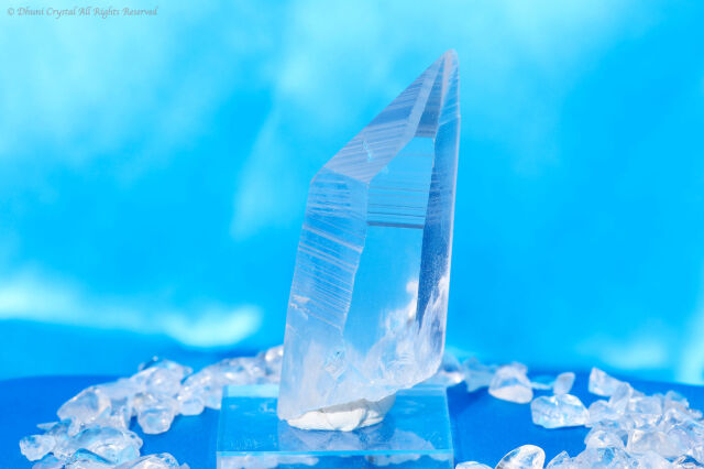 一点物】レムリアンシードクリスタル原石｜成長線が刻まれた高波動の