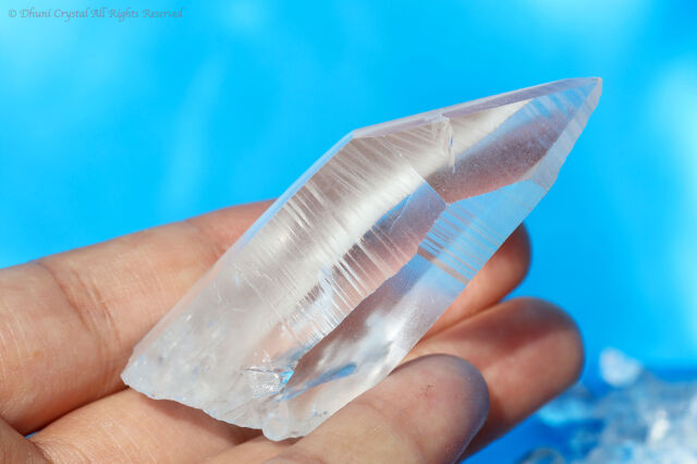 一点物】レムリアンシードクリスタル原石｜成長線が刻まれた高波動の