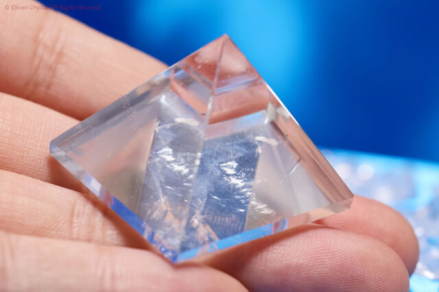 一点物】レムリアンシードクリスタル原石｜成長線が刻まれた高