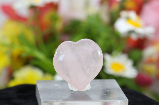 ローズクォーツ/ミニハート(D342)