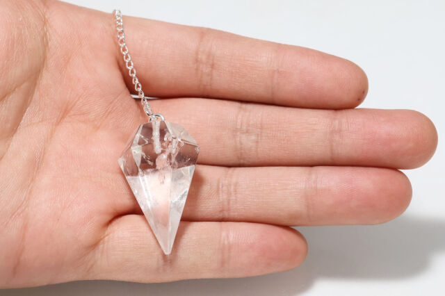 ブラジル産 水晶ペンジュラム クリアクォーツ 振り子 ダウジング用
