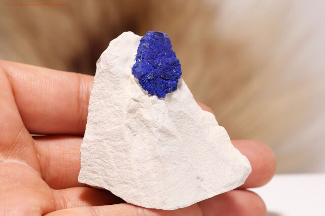 アズライト 原石 深い群青の天然石 銅鉱物標本