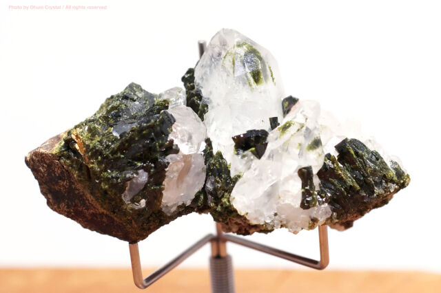 フェアリーフォレスト・クォーツ/エピドート&水晶(FF173)