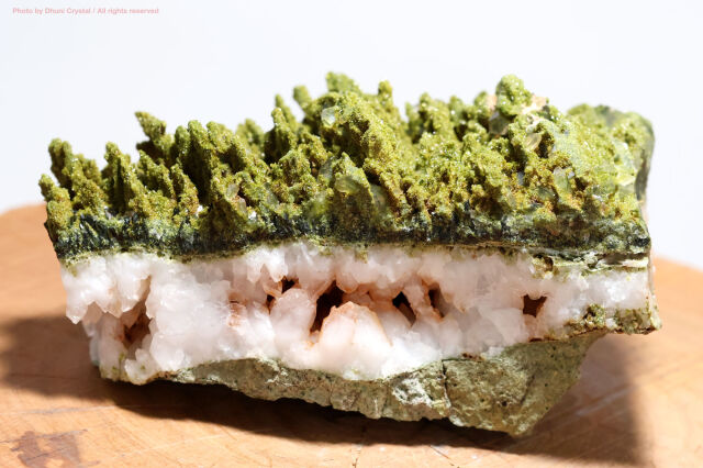 フェアリーフォレスト・クォーツ/エピドート&水晶(FF175)