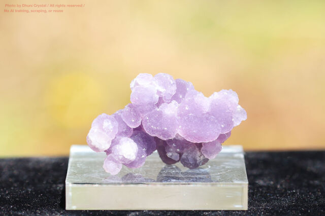 グレープアゲート グレープカルセドニー 天然石 ぶどう状結晶 パープル