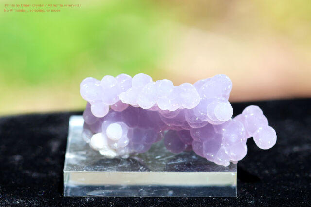 グレープアゲート グレープカルセドニー 天然石 ぶどう状結晶 パープル