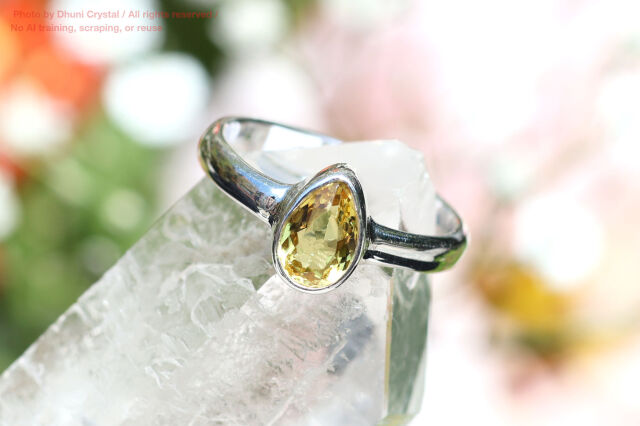 スターボーンリング【ヘリオドール】/14号(FF235)