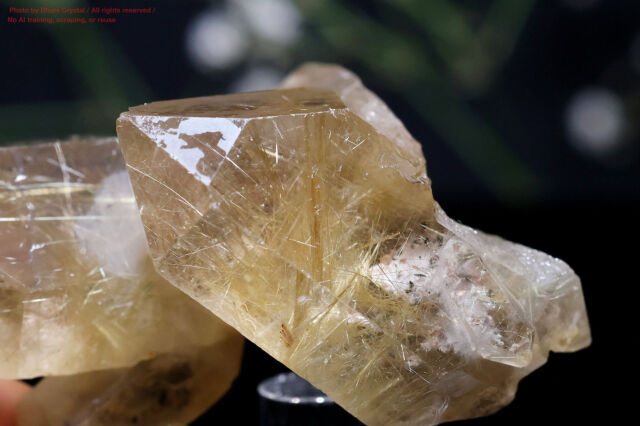 ルチルクォーツ 天然石 金針水晶 ゴールドアクセサリー