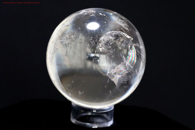 水晶球/虹入り/ブラジル産(FF33)