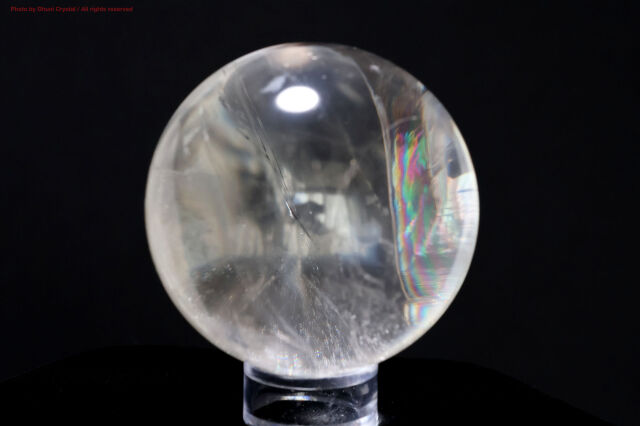 水晶球/虹入り/ブラジル産(FF34)