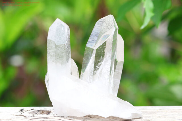 ヴィジョンクォーツ/ゼッカ水晶/クラスター(FF345)