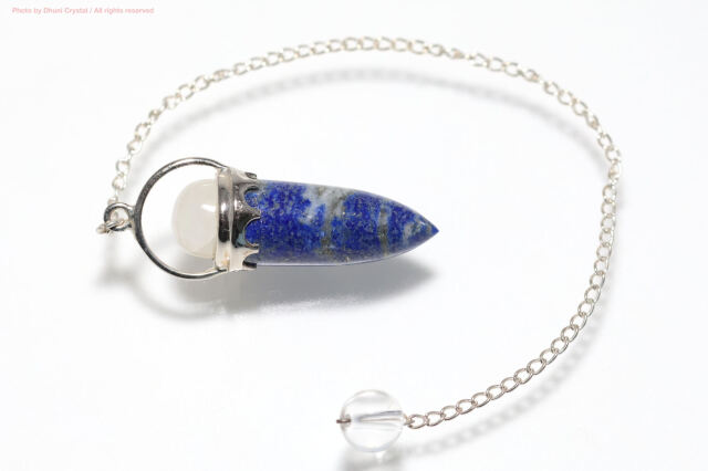 ラピスラズリ&ムーンストーン/ペンジュラム(FF56)
