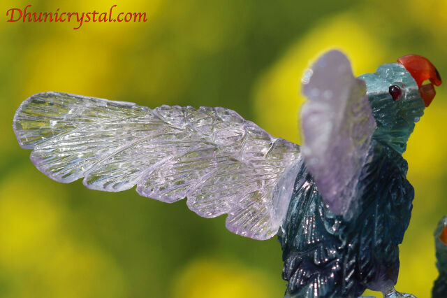 29☆❁¨̮プロフお読みください✧︎*。様　フローライト　瑪瑙　共生　ハート　握り石 あなたを癒したい】フローライト 握り石 | Y.S.Y24