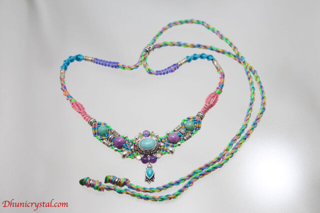 イーシャジュエリー・チョーカー【アマゾナイト】(G713) 