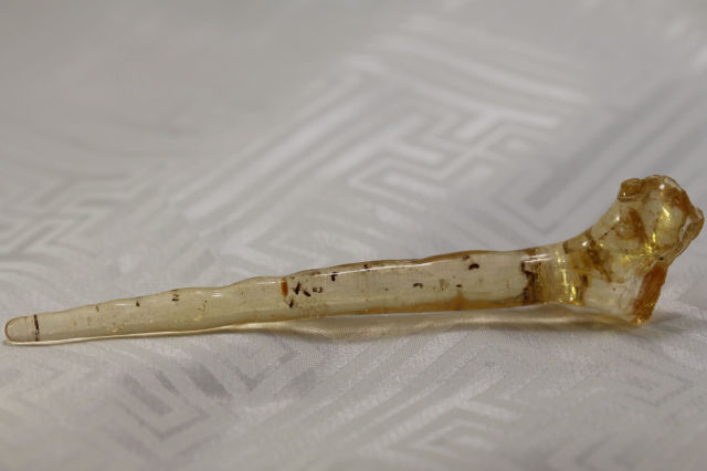 【SOLDOUT】虫入りコパル(アンバー)/虫入り琥珀/未研磨(S108)