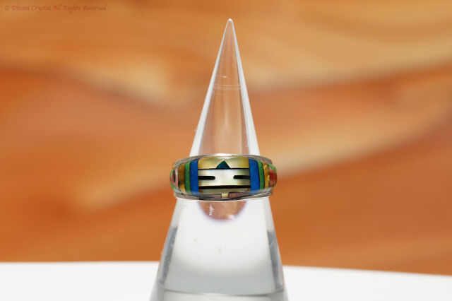 【SOLDOUT】インレイ・ジュエリー/リング【輝きの護符】（T01)