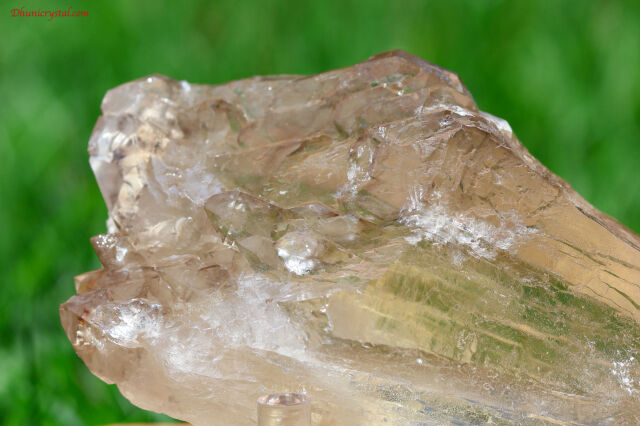 天然 シトリン エレスチャル 原石 シトリン・エレスチャル原石/ダブルターミネート(T162)