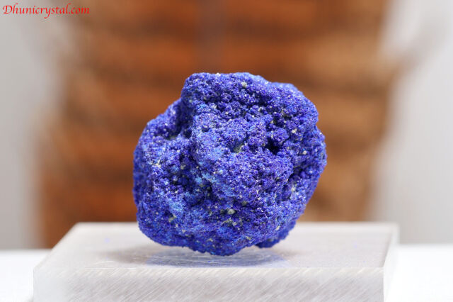 【宝石質】深海のブルーアズライト原石　約1.5キロ アズライト原石（W154）