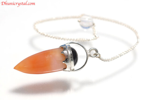 【SOLDOUT】カーネリアン＆ガーネット/ペンジュラム(T192)