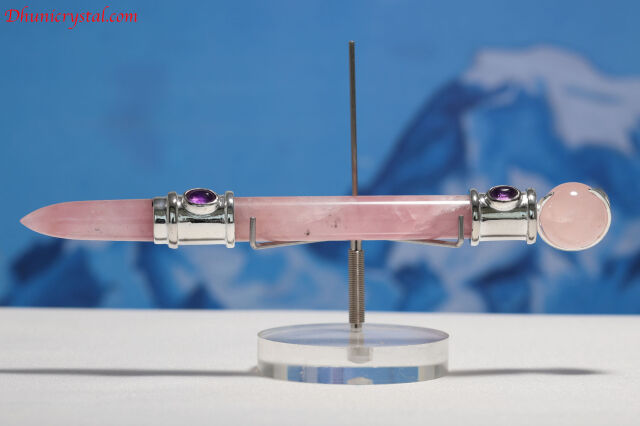 ⭐︎ローズクォーツ⭐︎ ワンド⭐︎ 大サイズナチュラルロックローズ