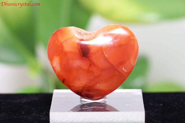 【SOLDOUT】カーネリアン/ハート型(T324)