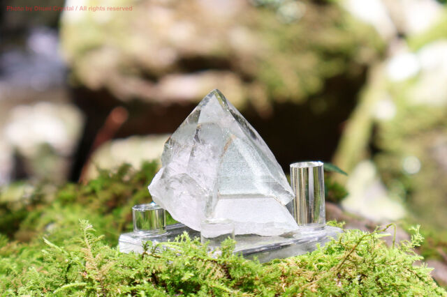 ヒマラヤ水晶 原石 パワーストーン ヒーリングストーン虹入 高波動 天然石 虹入りヒマラヤ水晶丸玉 24mm [T317-4146]