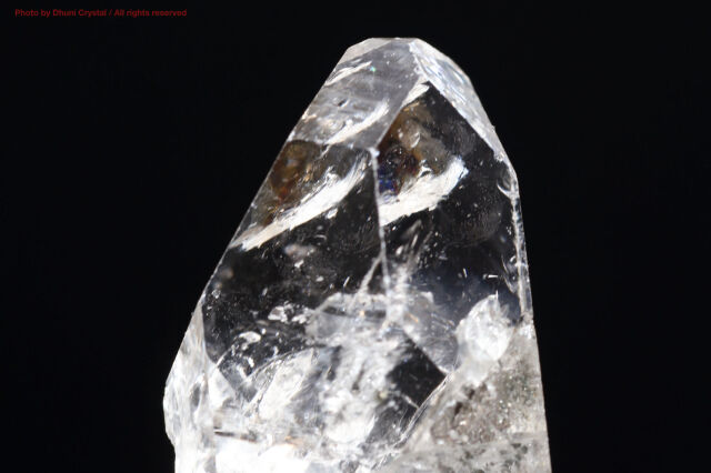 ハーキマーダイヤモンド原石/虹入り(T381)