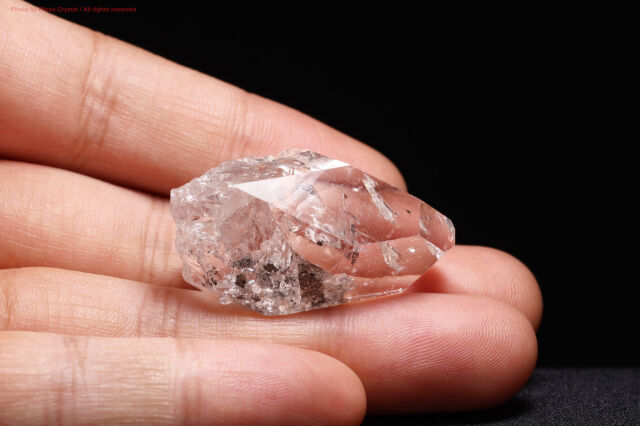 ハーキマーダイヤモンド原石/虹入り(T381)