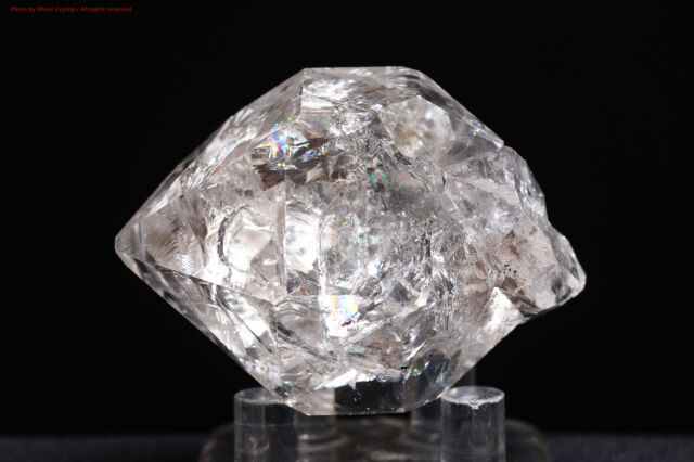 ハーキマーダイヤモンド原石/虹入り(T383)