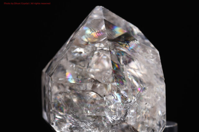 ハーキマーダイヤモンド原石/虹入り(T383)