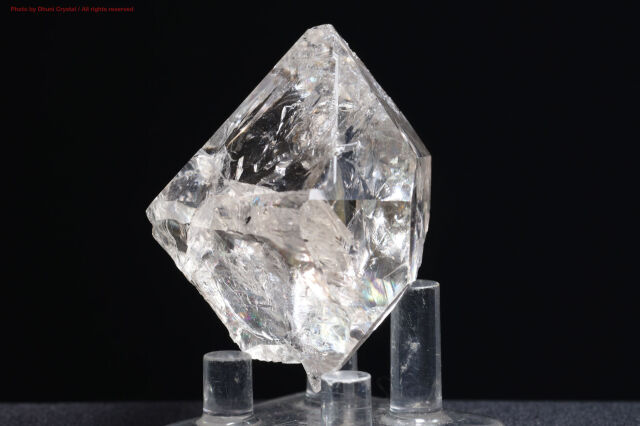 ハーキマーダイヤモンド原石/虹入り(T384)