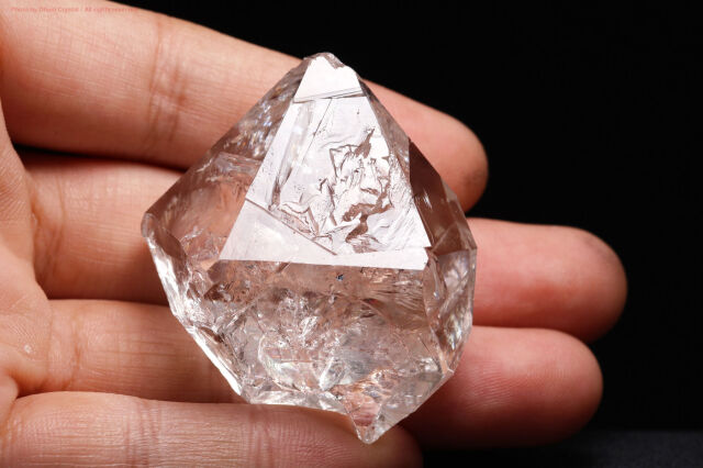 ハーキマーダイヤモンド原石/虹入り(T384)