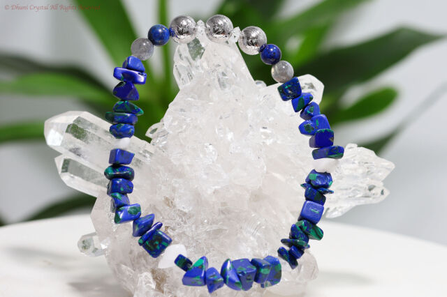 【SOLDOUT】Dhunicrystalオリジナルブレスレット【宇宙視点のブレス】/手首サイズ17.5cm~18.5cm(T51)