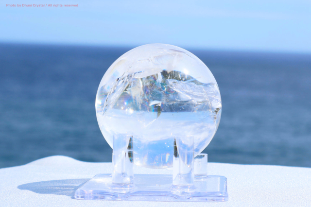 レムリアン　ピュアレイ　スフィア　レムリアンシード　クリスタル 一点物】レムリアンシードクリスタル原石｜成長線が刻まれた高波動の