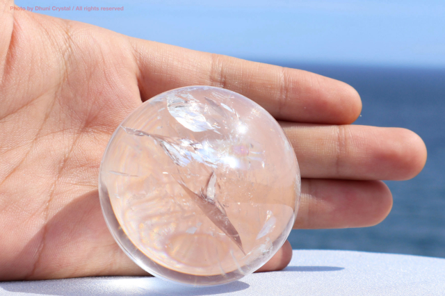 レムリアン　ピュアレイ　スフィア　レムリアンシード　クリスタル 一点物】レムリアンシードクリスタル原石｜成長線が刻まれた高波動の