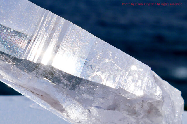 一点物】レムリアンシードクリスタル原石｜成長線が刻まれた高波動の