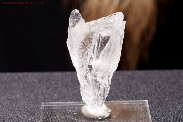 一点物】レムリアンシードクリスタル原石｜成長線が刻まれた高