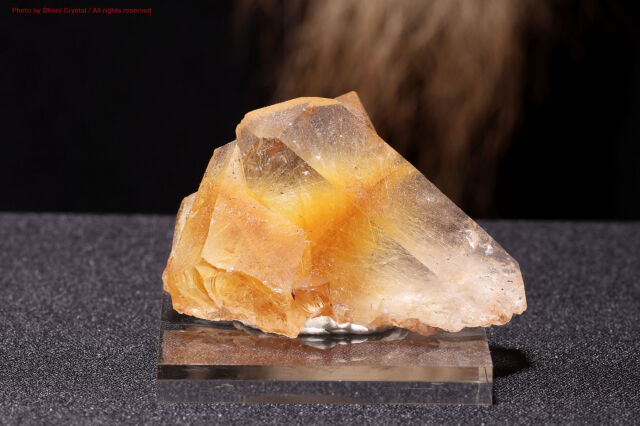 一点物】レムリアンシードクリスタル原石｜成長線が刻まれた高