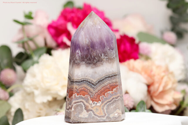 アメジスト・レースアゲート メキシコ産 クレイジーレースアメジスト