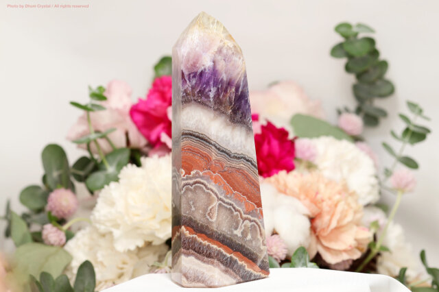 アメジスト・レースアゲート メキシコ産 クレイジーレース