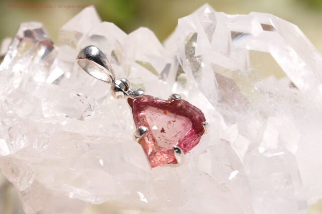 スターボーンペンダント【ピンクトルマリン】(T612)