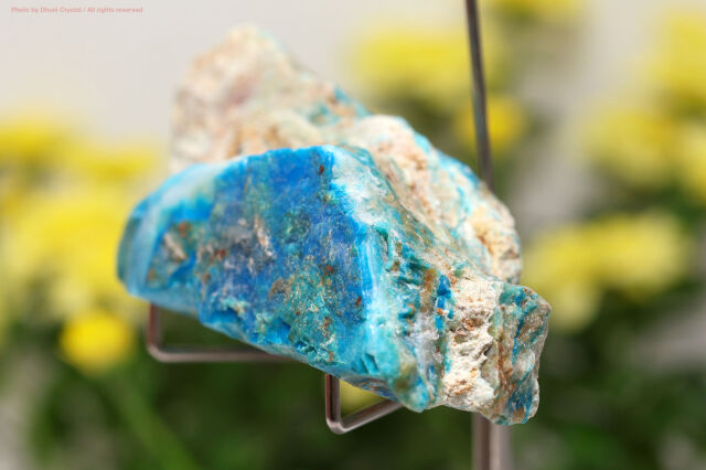 37ct】エチオピア オパール 原石 天然石 鉱物 標本 鉱石 ブルー 20ct