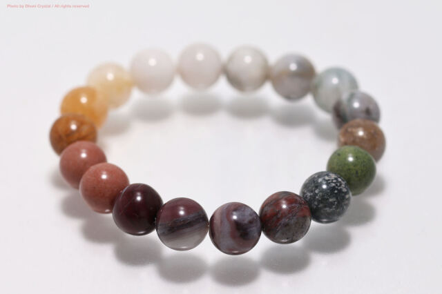 五色石ブレスレット 自然の調和と癒しをまとう国産天然石