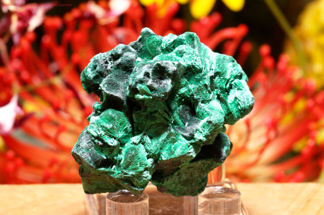 シルキー・マラカイト/絹状原石(T692)